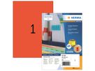 HERMA Etikett SPECIAL 4402 210x297mm rot 100 St./Pack.