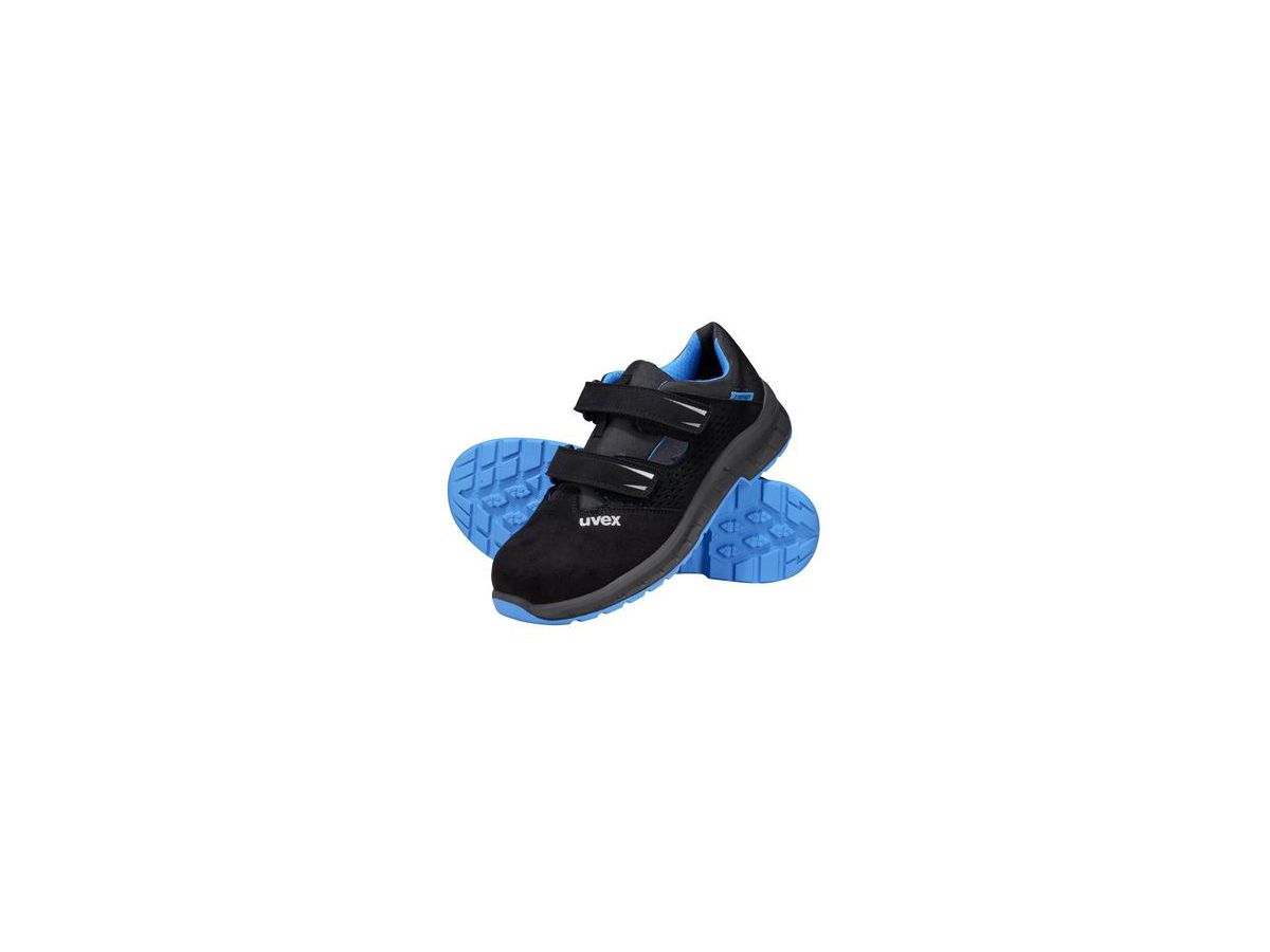 UVEX 2 trend Sandale S1P SRC blau, schwarz Gr. 38 Weite 10 Nr. 6936.1