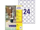 Avery Zweckform Etikett L3415-100 40mm weiß 2.400 St./Pack.