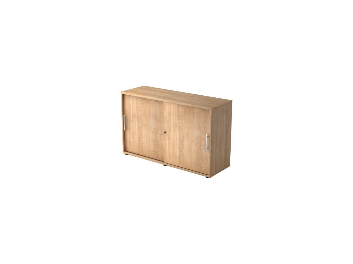 Schiebetürenschrank 1200x400x748 Nussb/Nussb