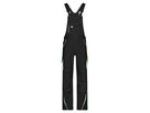 JN Funktionelle Latzhose JN848 black/lime-green, Größe 60