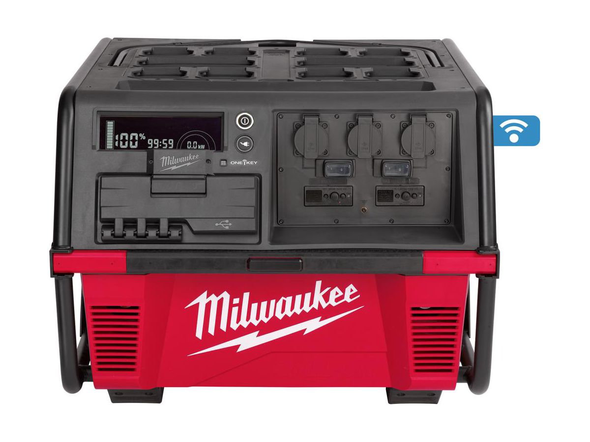 MILWAUKEE ROLL-ON Generator IRPSUOP6000 mobil, 7.200/3.600 W, 6,0 kWh