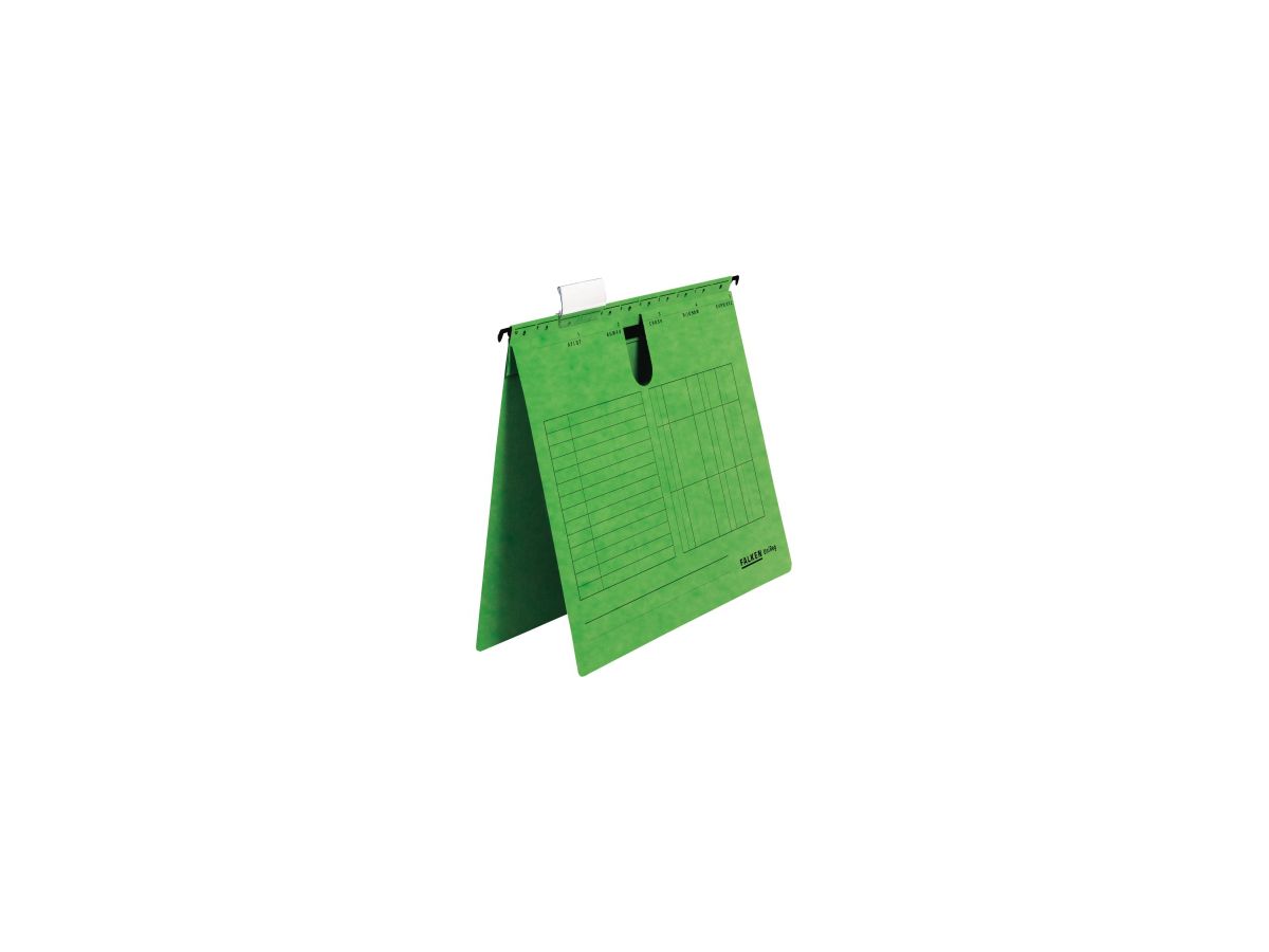 Falken Hängehefter 11287893 kaufm. Heftung grün 5 St./Pack.