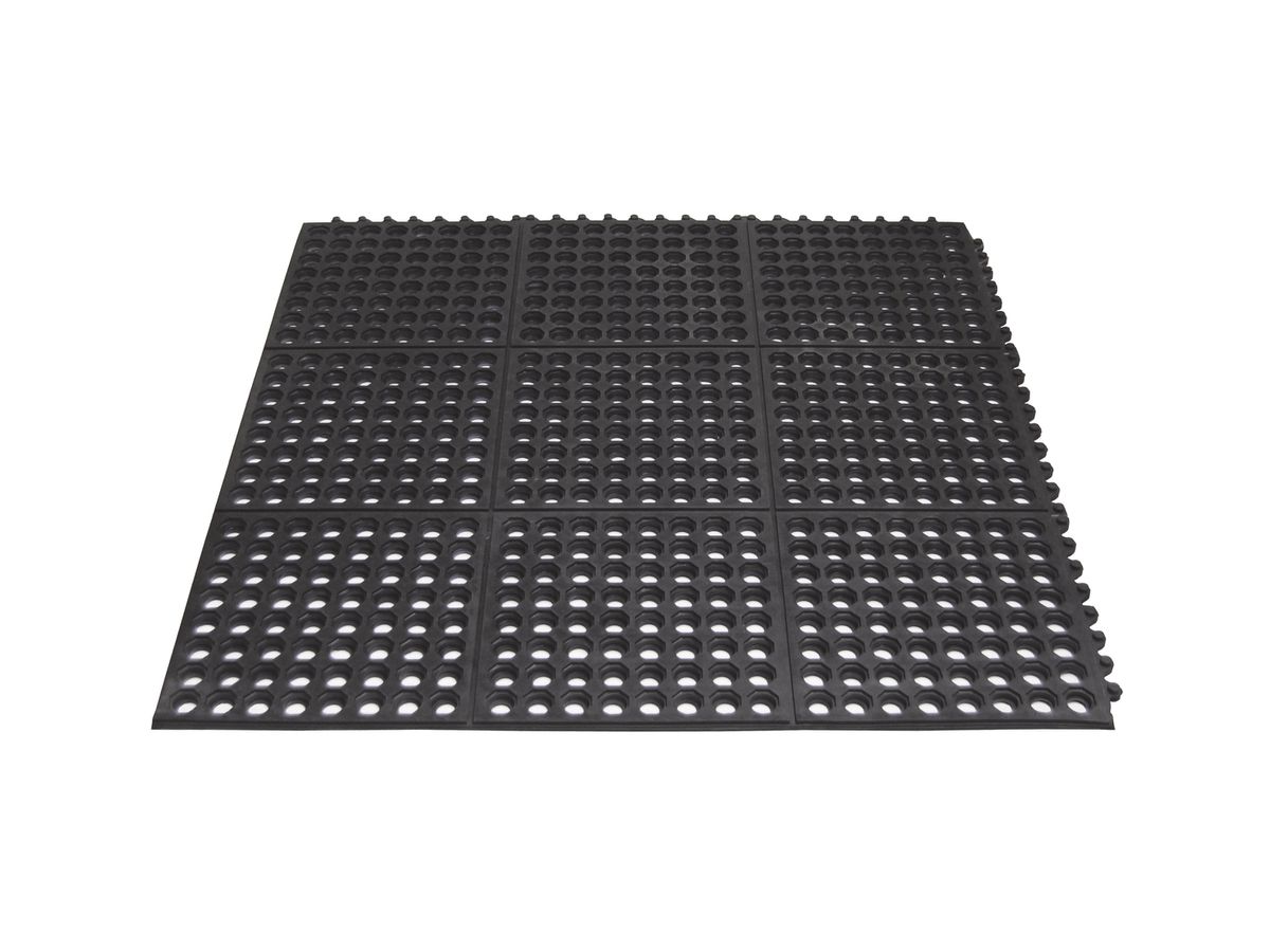 Yoga Octa Basic Bodenbelag Allround schwarz 90X90 cm