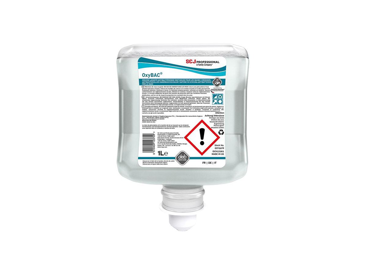 OxyBAC FOAM Wash 1000 ml, OXY1LDE antimikrobieller cremiger Schaumreiniger