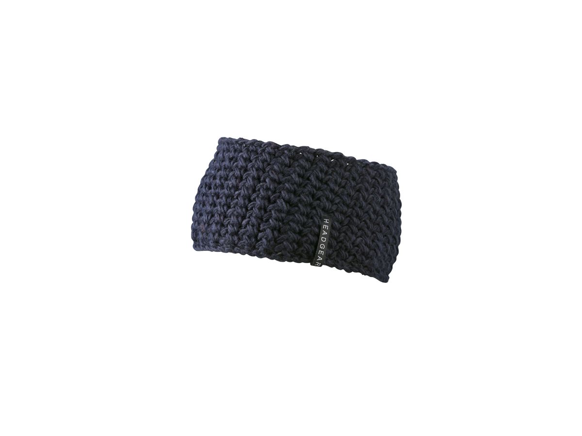 mb Crocheted Headband MB7947 100%PAC, navy, Größe one size