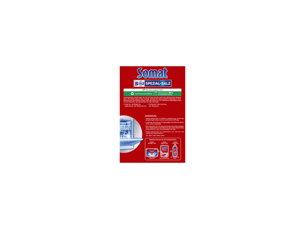 SOMAT Spezialsalz für Spülmaschine SZ8 1,2kg