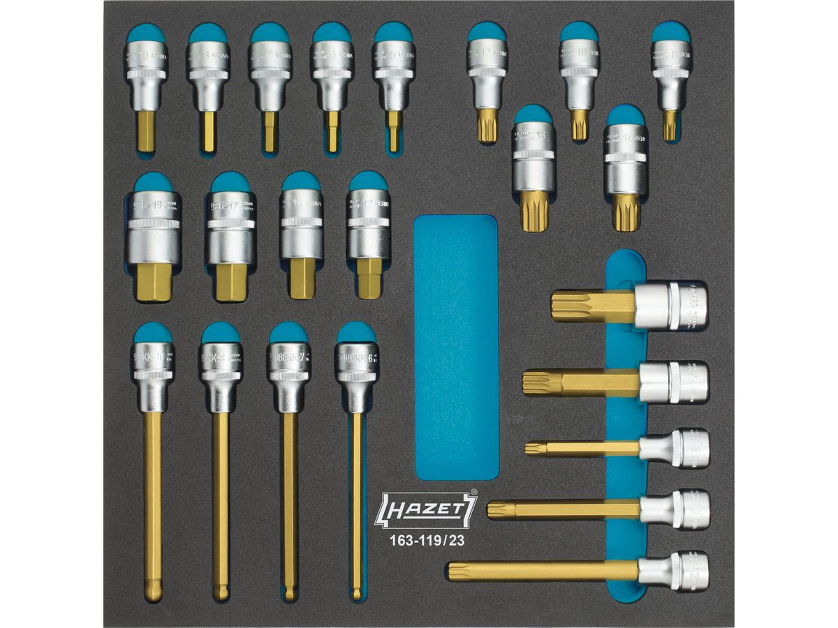 Tool module 163-119/23 Socket wrench Hazet