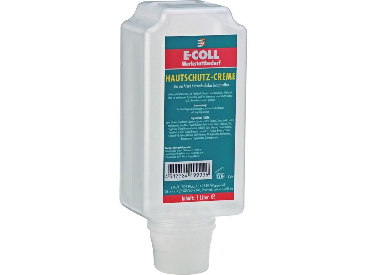 E-COLL Hautschutzcreme 1L für V-Spender