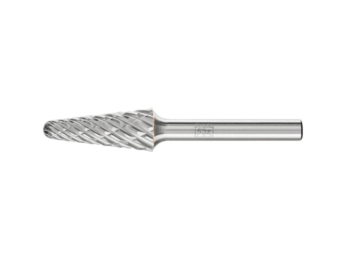 PFERD Frässtift HM Rundkegelform 1230, STEEL 6mm, 12x30mm