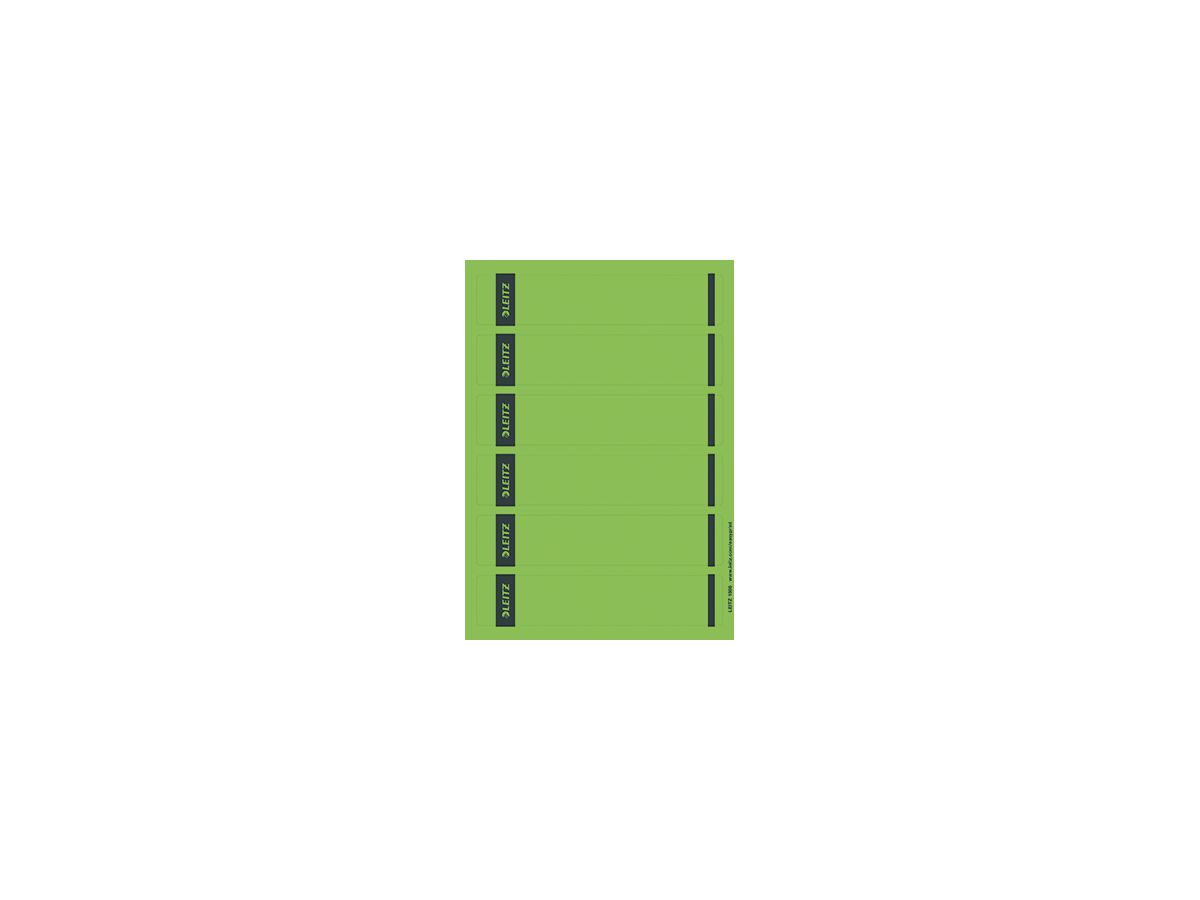 Leitz Ordneretikett 16862055 kurz/schmal Papier gn 150 St./Pack.