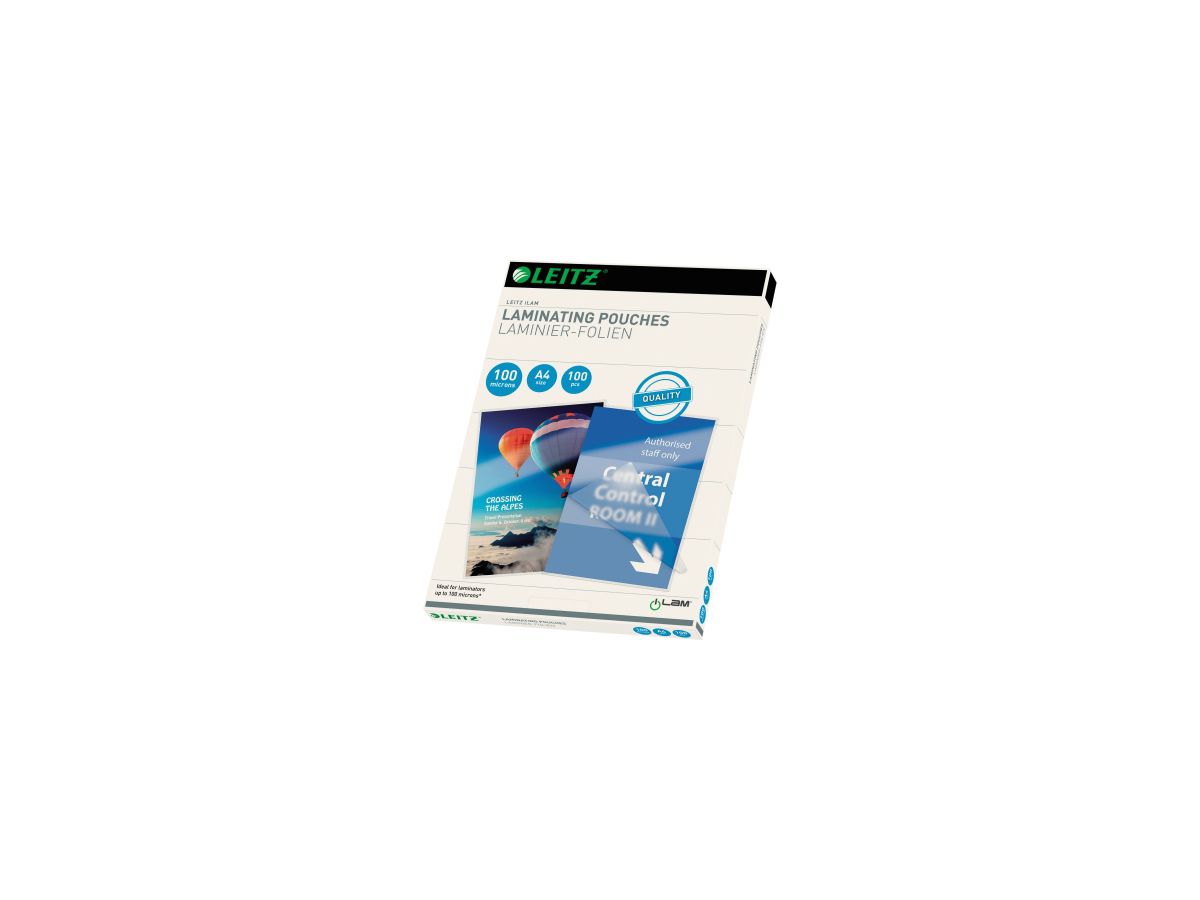 Leitz Laminierfolie 33826 DIN A4 100mic 100 St./Pack.