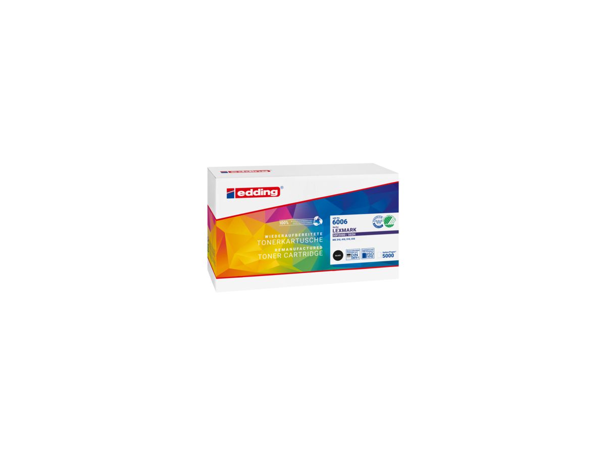 edding Toner 18-6006 wie Lexmark 50F2H00/50F2H0E schwarz