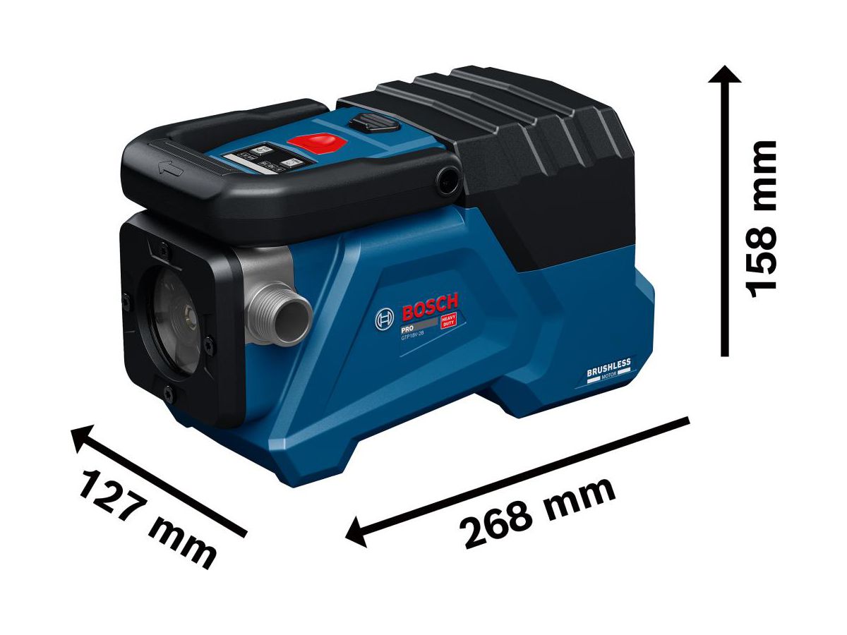 BOSCH Akku-Förderpumpe GTP 18V-28 solo, im Karton