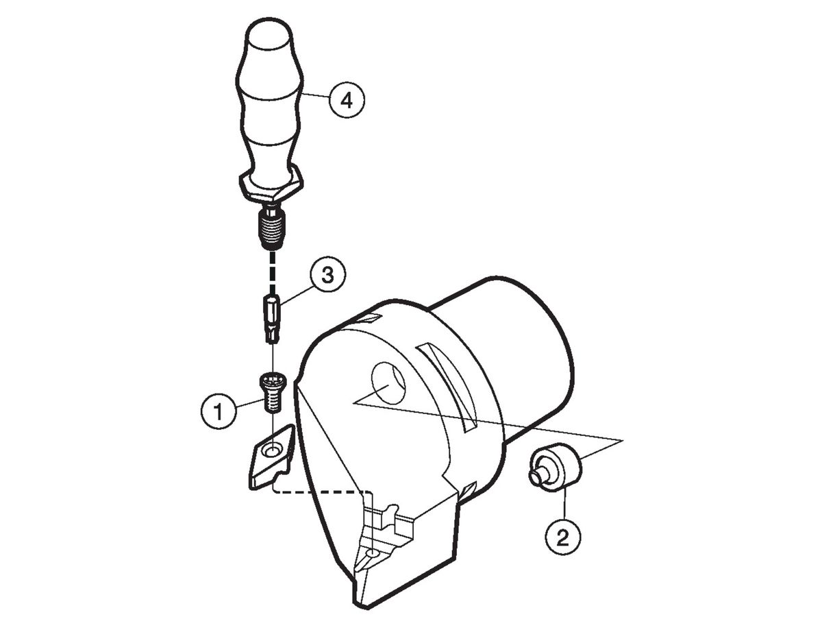 COROMANT Capto Schneidköpfe, externe KS