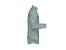 JN Mens Checked Shirt JN617 100% BW, forest-green/white, Größe M