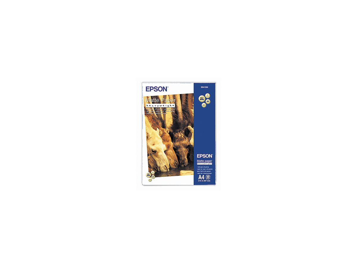 Epson Inkjetpapier Heavy Weight C13S041256 DIN A4 ws 50 Bl./Pack.