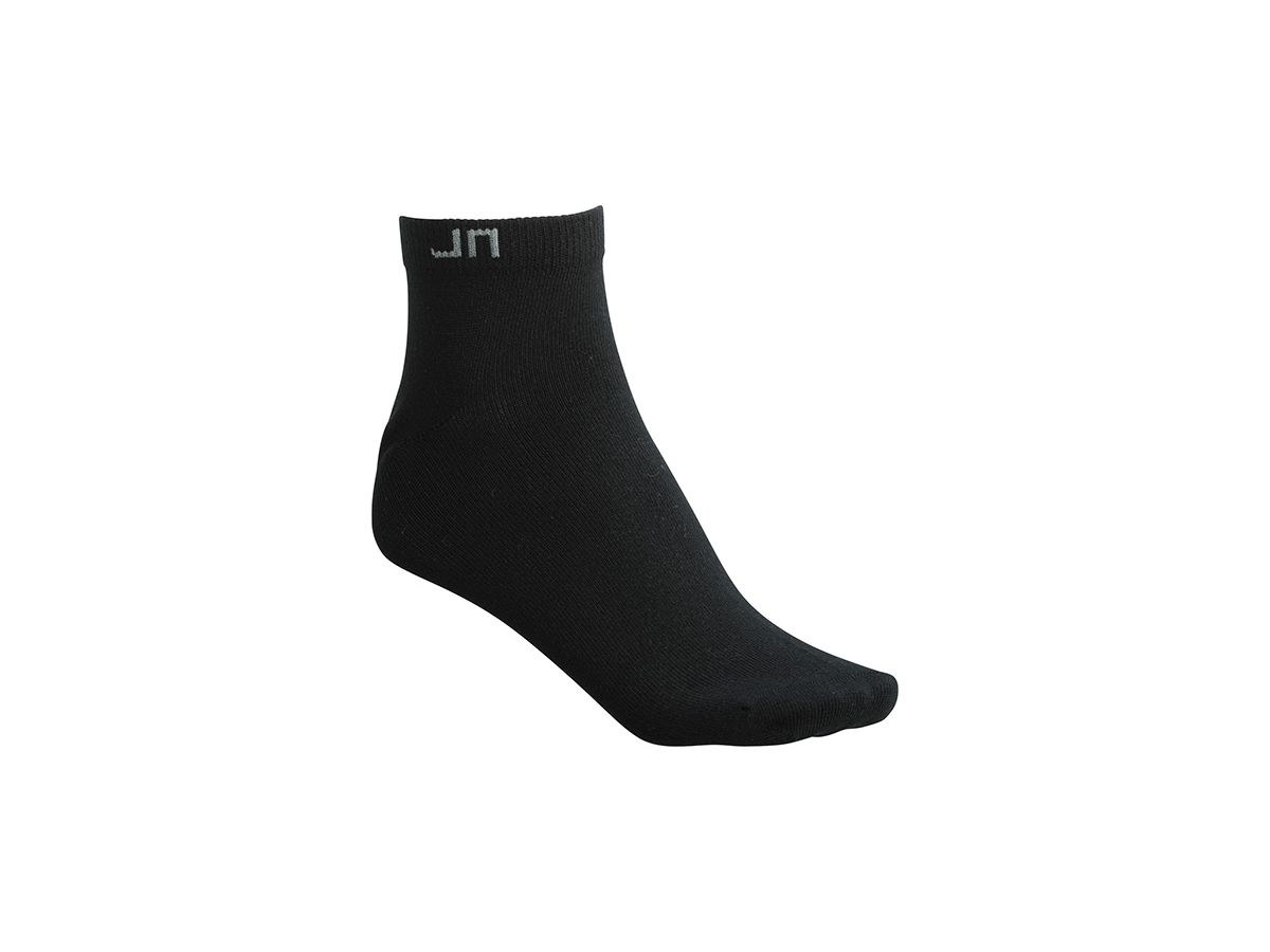 JN Function Sneaker Socks JN206 40%PES/40%BW/17%PA/3%EL, black, Gr 39-41