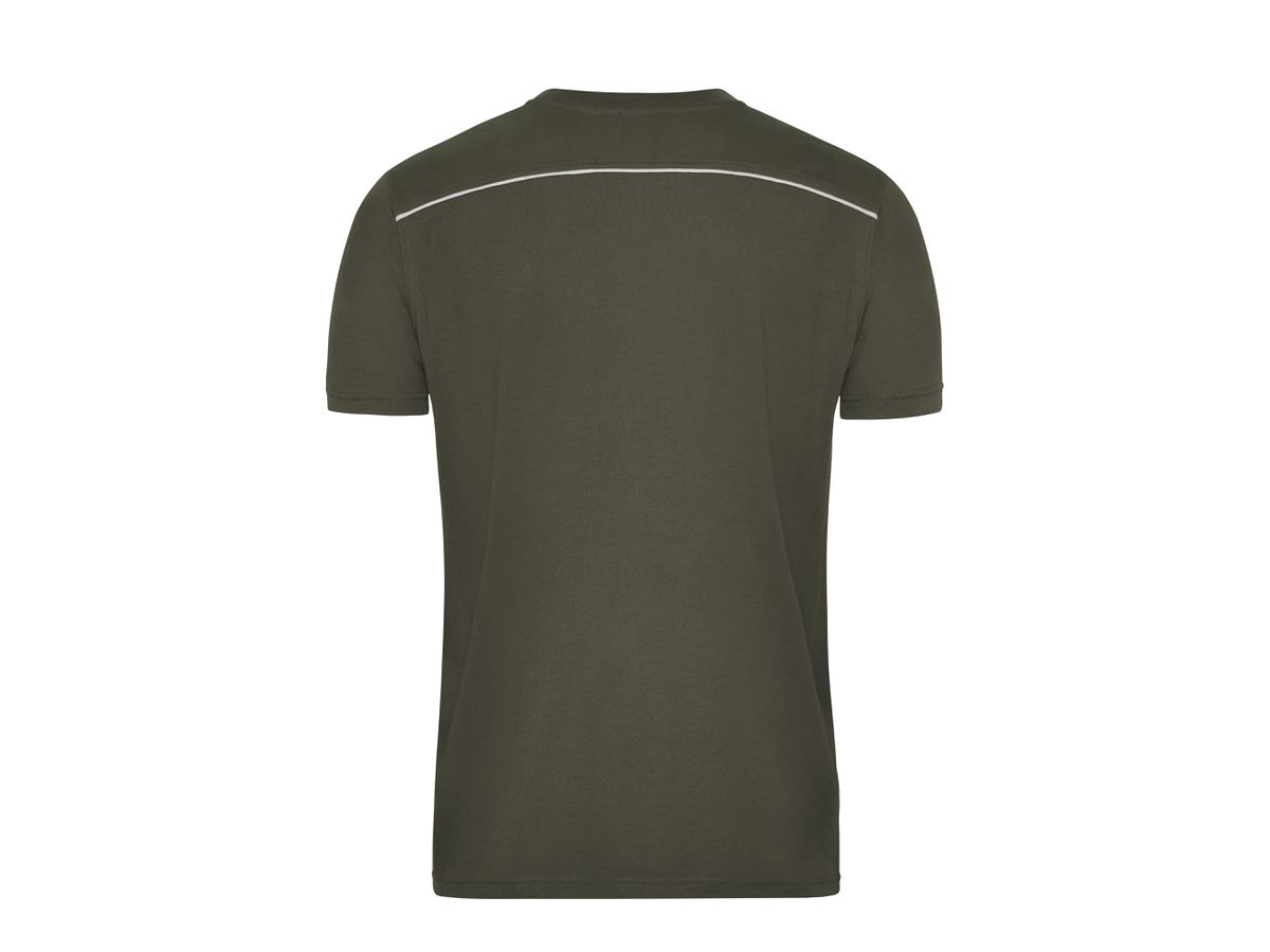 JN Herren Workwear T-Shirt JN890 olive, Größe 3XL