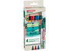edding Permanentmarker 22 EcoLine 4-22-4 Keilspitze sort. 4 St./Pack.