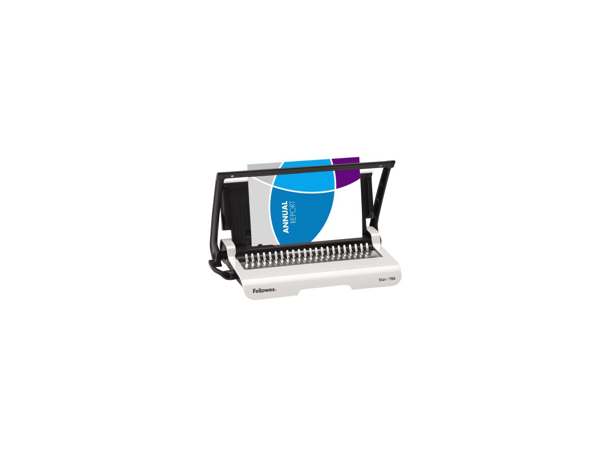 Fellowes Plastikbindegerät Star+150 5627501 max. 150Blatt weiß