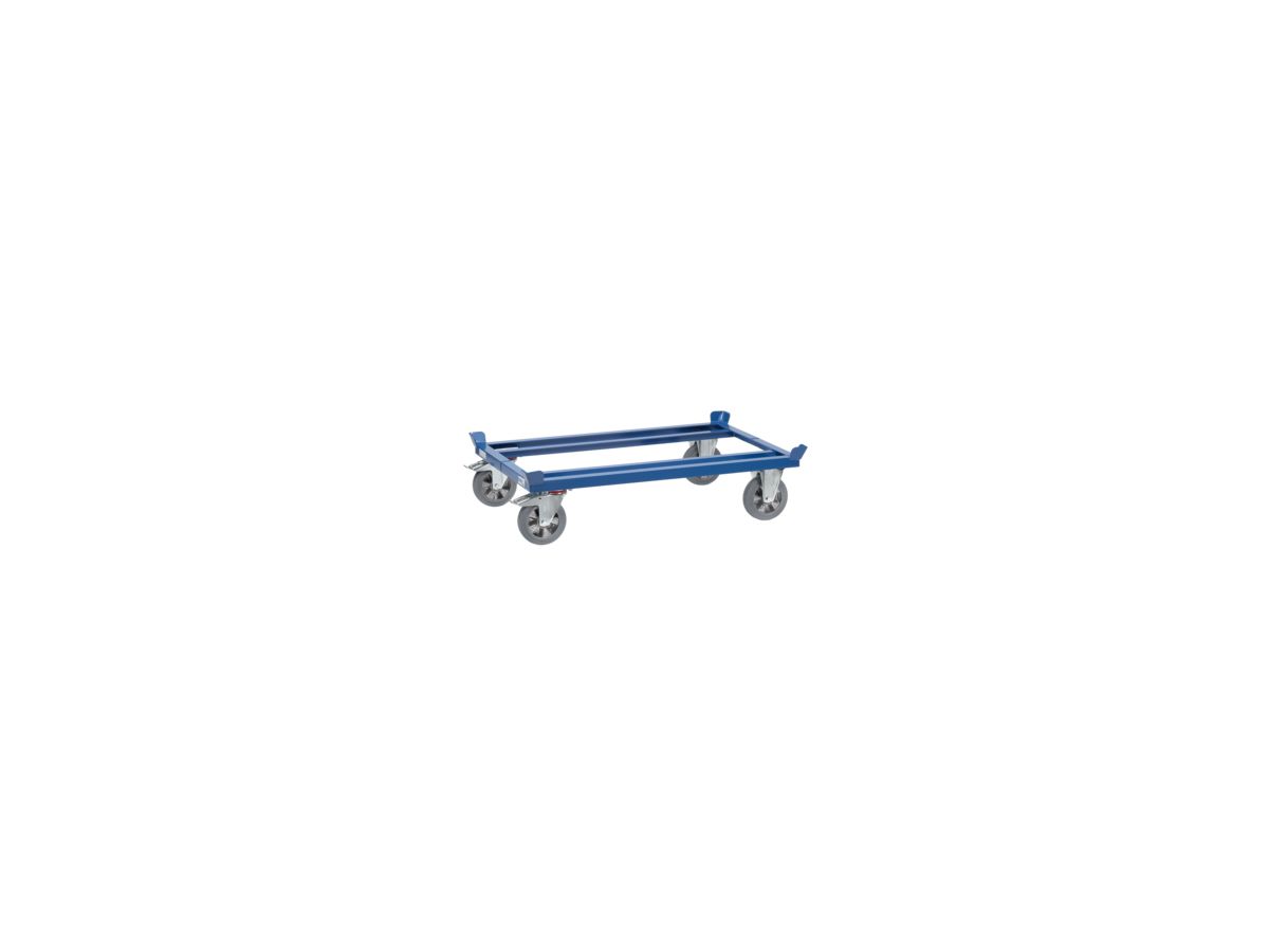 Palettenfahrgestell 1210x810mm 22811, Gummirollen, bis 1200 KG