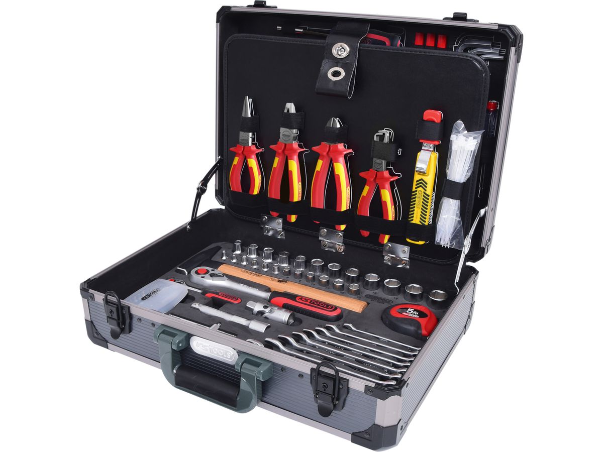 Elektriker-Werkzeugkoffer KS-Tools 128- tlg. 911.0628