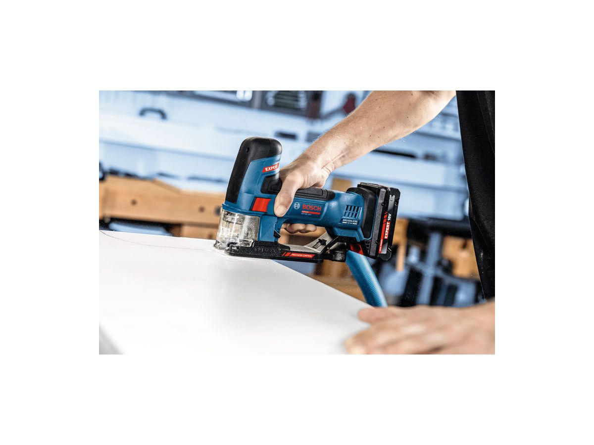 BOSCH Akku-Stichsäge EXST18V-155S solo, in L-BOXX