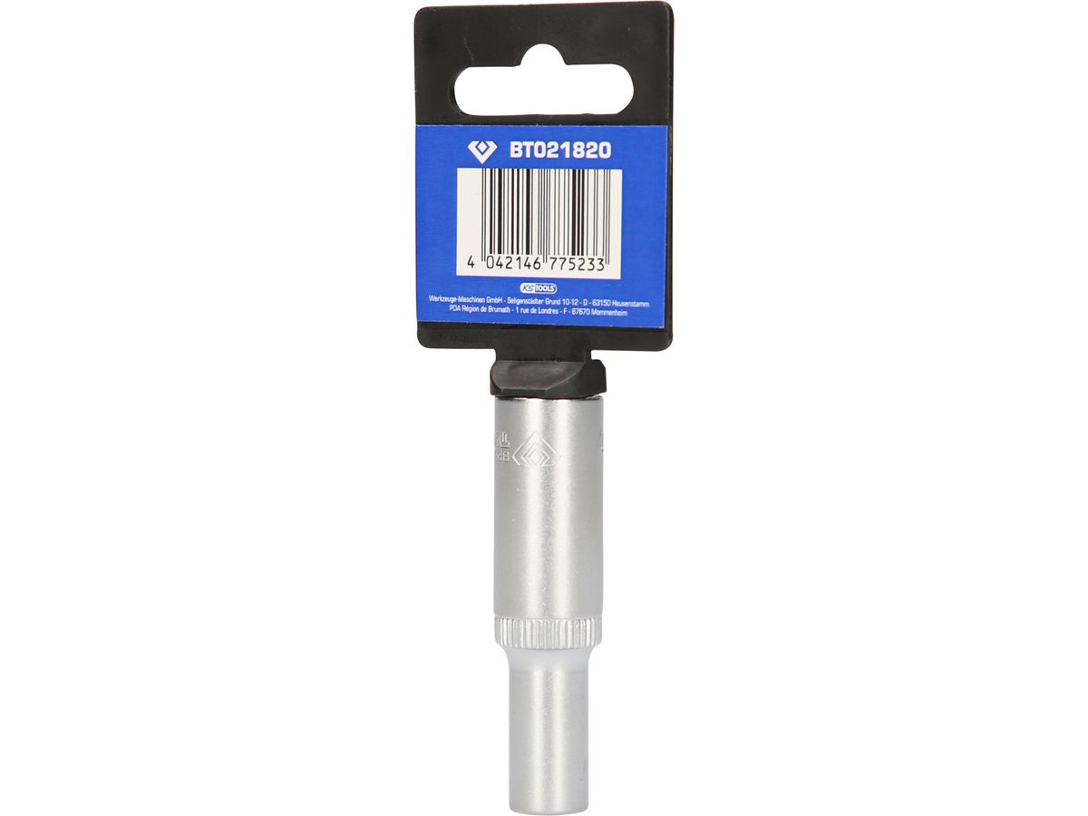 BRILLIANT TOOLS 3/8" Steckschlüssel- Einsatz,lang, 63mm, 8mm