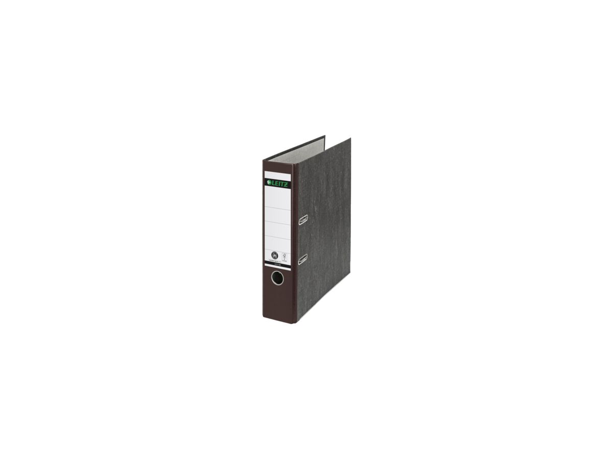 Leitz Ordner 10805075 DIN A4 80mm Wolkenmarmor braun