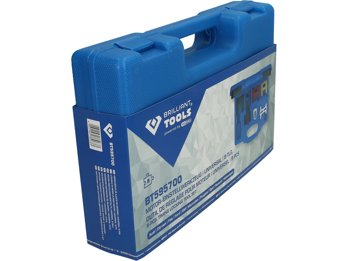 BRILLIANT TOOLS Motor-Einstellwerkzeug, Universal, 8-tlg.