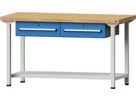 ANKE Arbeitstisch Modell 59 - 1500mm 2 Hängeschubladen, 1 Ablageboden,T 400mm