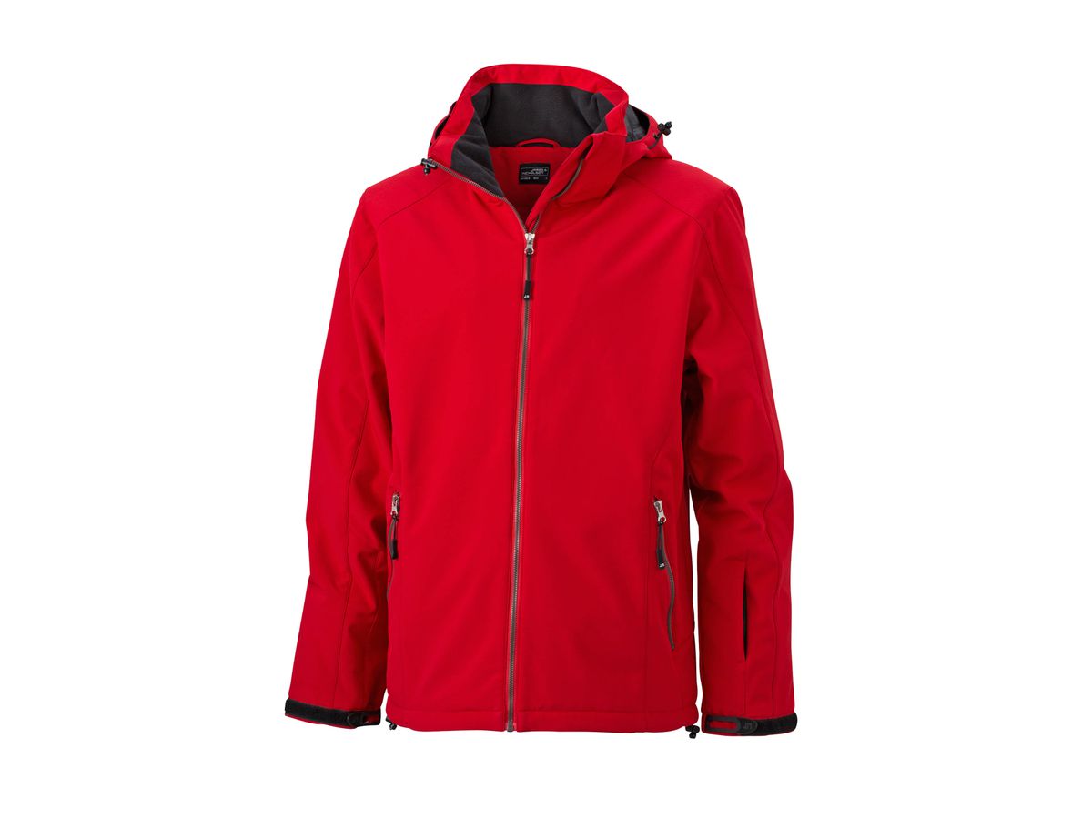 JN Mens Wintersport Jacket JN1054 92%PES/8%EL, red, Größe 2XL