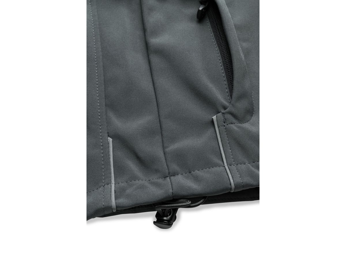 JN Mens Softshell Jacket JN135 95%PES/5%EL, carbon, Größe M