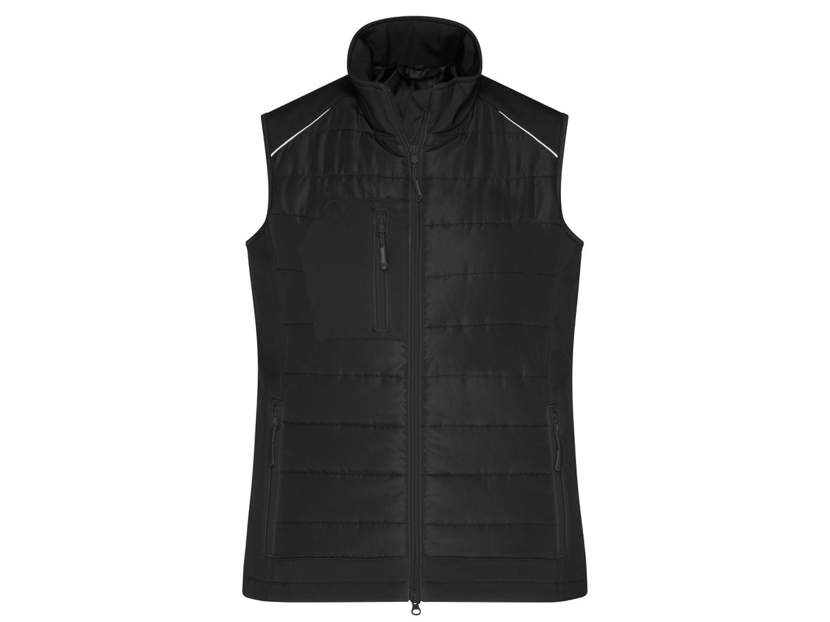JN Ladies' Hybrid Vest JN1821 black/black Gr. XS