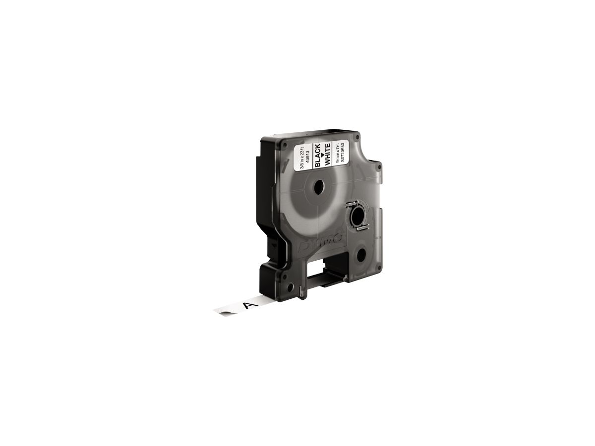 DYMO Schriftbandkassette D1 2093096 9mmx7m sw auf ws 10St.