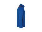 JN Strickfleece Jacke royal-melange/navy 100% Polyester 280g/m JN 862 Gr. M