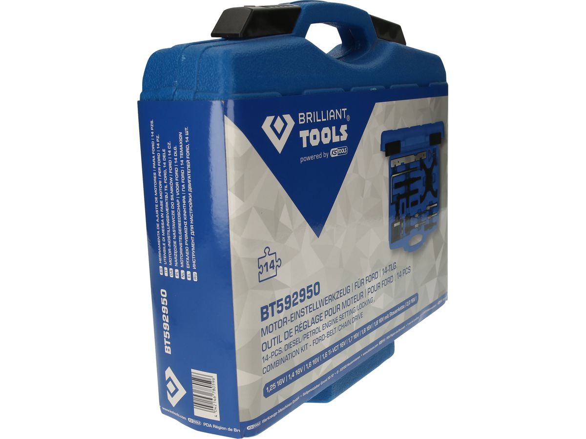 BRILLIANT TOOLS Motor-Einstellwerkzeug, für Ford, 14-tlg.