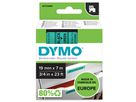 DYMO D1 Schriftband 19mm/7m schwarz/grün S0720890