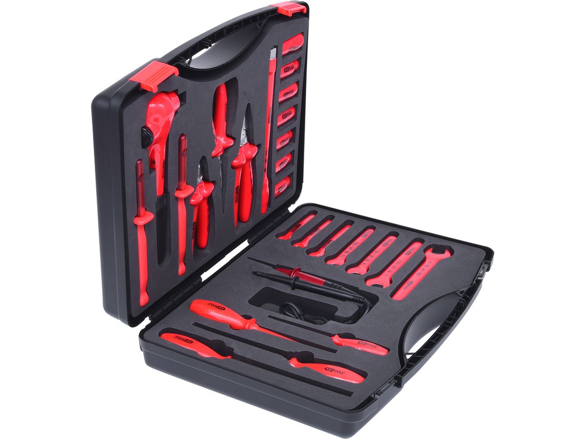 KS TOOLS Isolierter Werkzeugkoffer,26- tlg. 117.1840