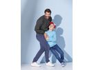 JN Round-Sweat Heavy Junior JN040K 80%BW/20%PES, carbon, Größe L