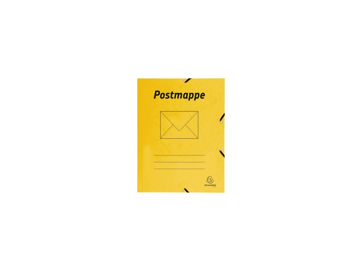 Exacompta Postmappe 55549B DIN A4 Karton gelb