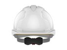JSP Schutzhelm EVOLite AJB170 belüftet, mit Schirm, weiß