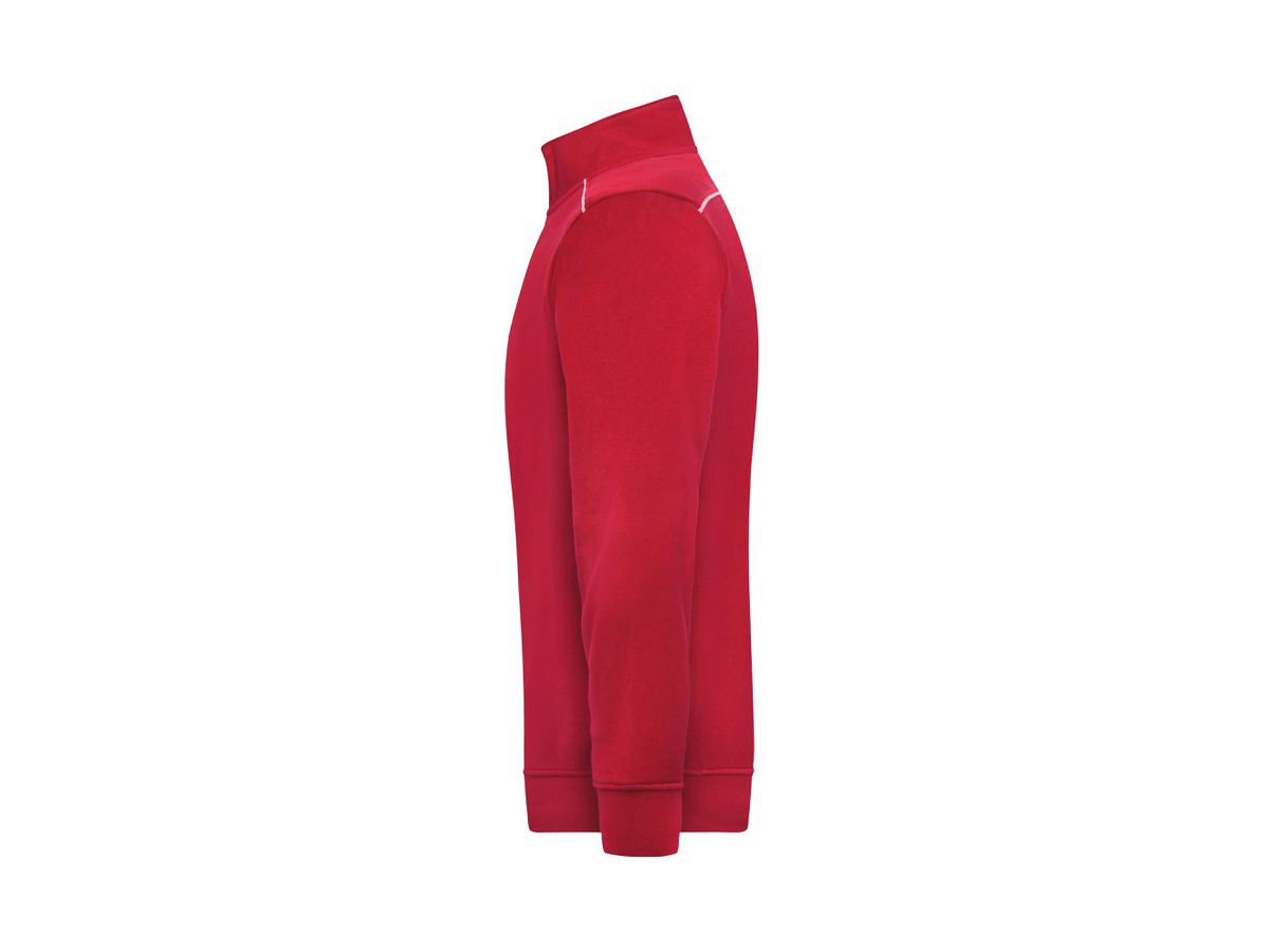 JN Sweatshirt mit Stehkragen JN895 red, Größe 3XL