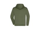 JN Promo Zip Hoody Men JN756 80%BW/20%PES olive Gr. 3XL