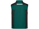 JN Workwear Softshell Vest JN845 100%PES, dark-green/black, Größe 6XL