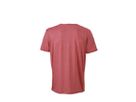 JN Mens Heather T-Shirt JN974 65%PES/35%BW, red-melange, Größe M