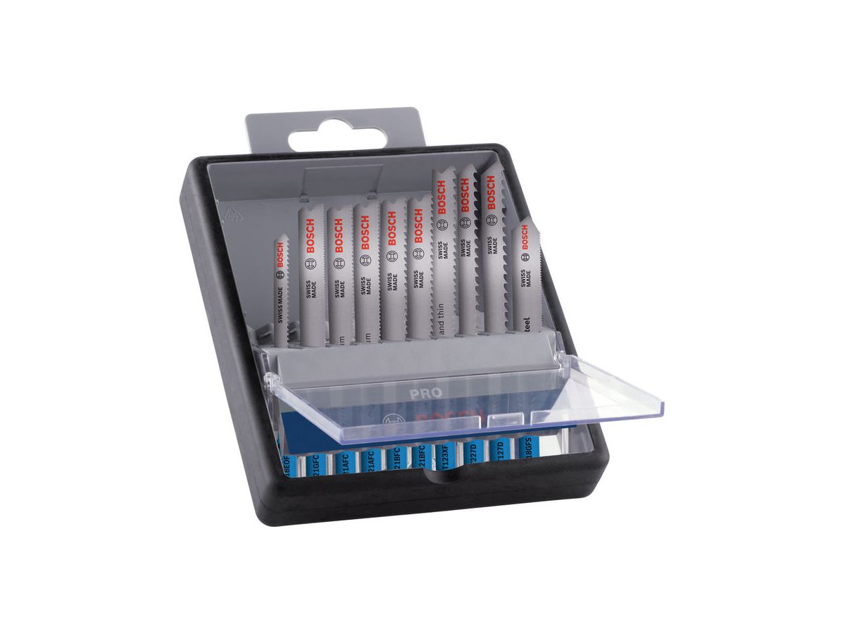 BOSCH Stichsägeblatt-Set PRO Metal and Alu, 10-teilig
