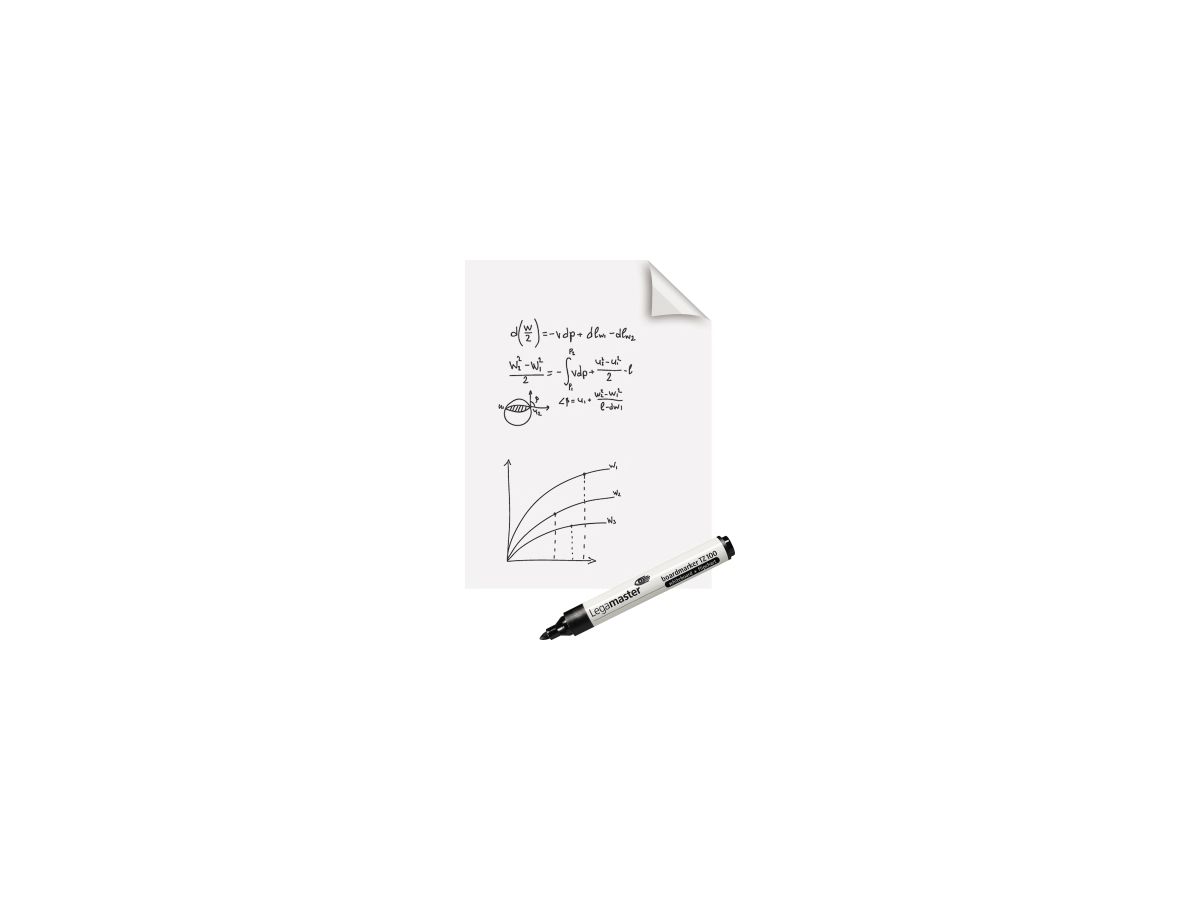 Legamaster Whiteboardfolie Magic Chart XL 7-159154 PP blanko 25Bl.