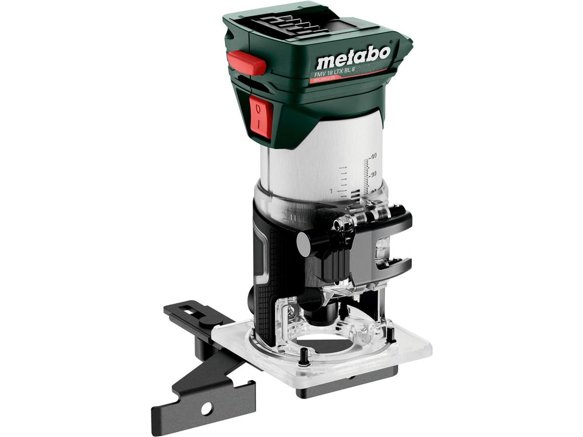 METABO Akku-Kantenfraese FMV 18 LTX BL 8 solo, in metaBOX 145 L